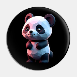 Kawaii Baby Panda 3D Pin
