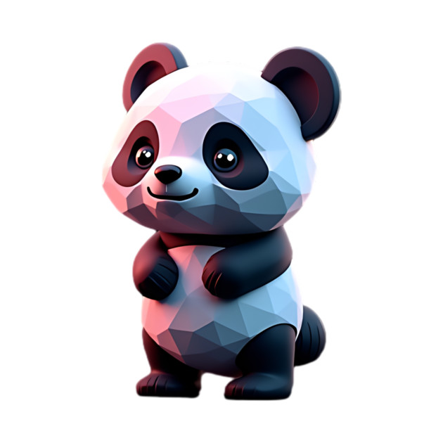 Kawaii Baby Panda 3D by animegirlnft