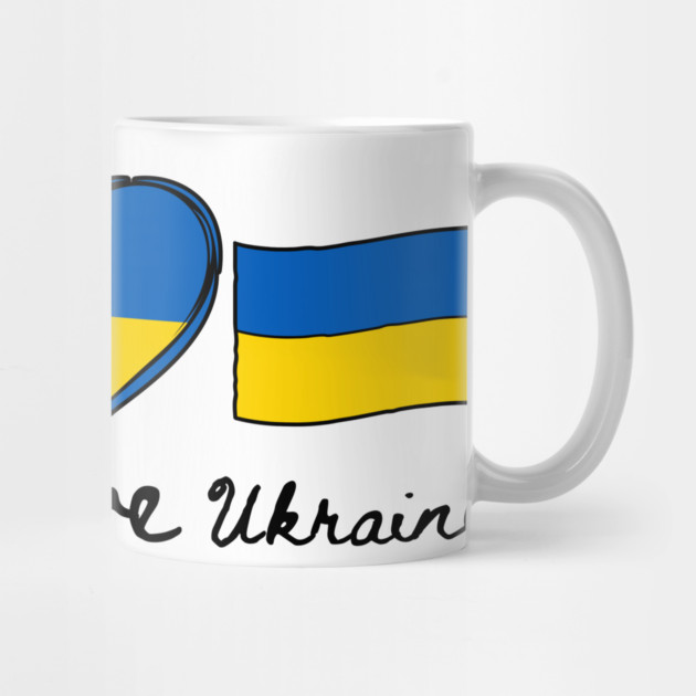 Peace Love Ukraine by Creatifly Graphic Tees