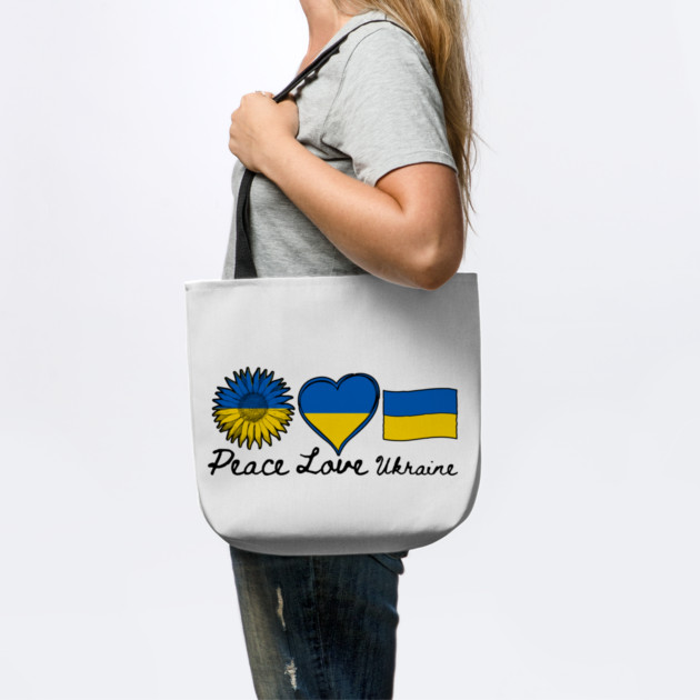 Peace Love Ukraine by Creatifly Graphic Tees