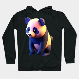 Chibi Kawaii Panda 3D Hoodie