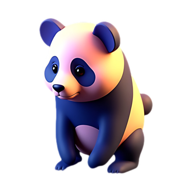Chibi Kawaii Panda 3D by animegirlnft