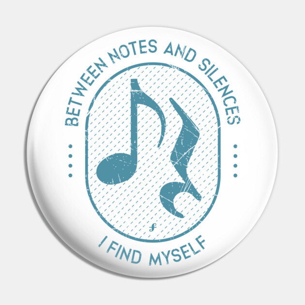 Between Notes & Silences. Light Grunge Pin by filiposwear