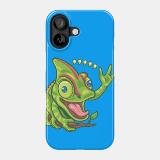 Comma Comma Comma Chameleon Phone Case
