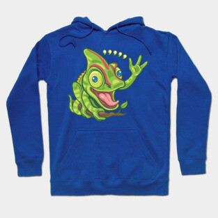Comma Comma Comma Chameleon Hoodie