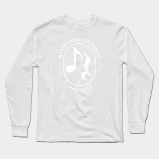 Between Notes & Silences. Dark Grunge Long Sleeve T-Shirt