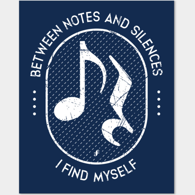 Between Notes & Silences. Dark Grunge Wall Art by filiposwear