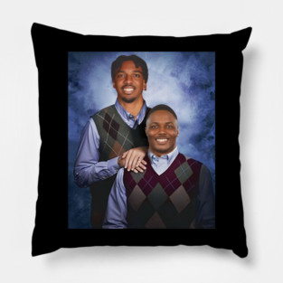 Jayden Daniels And Terry McLaurin Step Brothers, Washington Football Pillow
