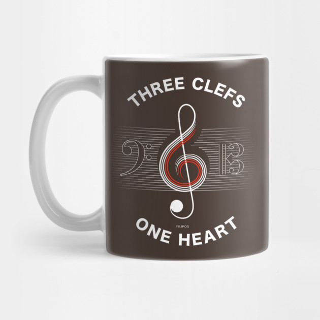 Three Clefs, One Heart. Dark Harmony by filiposwear