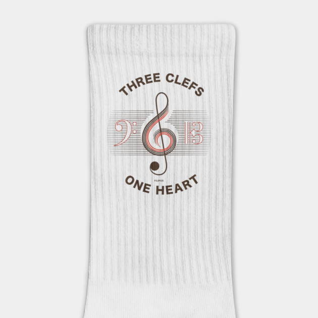 Three Clefs, One Heart. Light Harmony by filiposwear