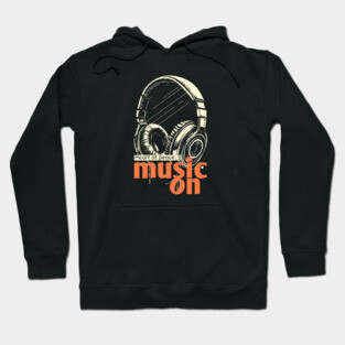 Headphones On. Heart at Peace Hoodie