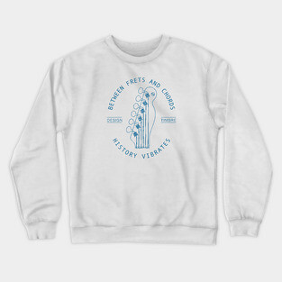 Between Frets and Chords. Light Vibes Crewneck Sweatshirt