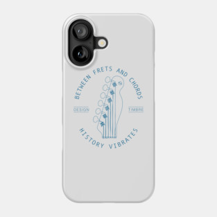 Between Frets and Chords. Light Vibes Phone Case