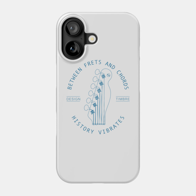 Between Frets and Chords. Light Vibes Phone Case by filiposwear
