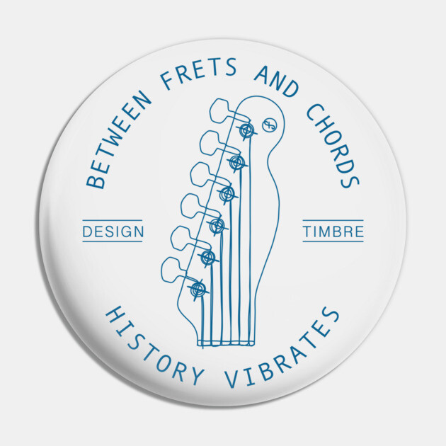 Between Frets and Chords. Light Vibes Pin by filiposwear