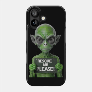 Cosmic SOS: Rescue Me, Please! Phone Case