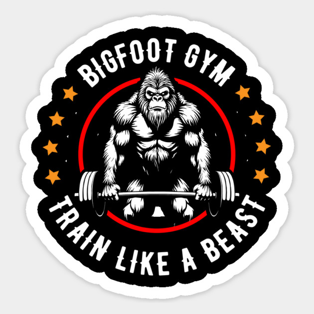 Bigfoot Gym - Train Like a Beast Magnet by Otaku Vibes