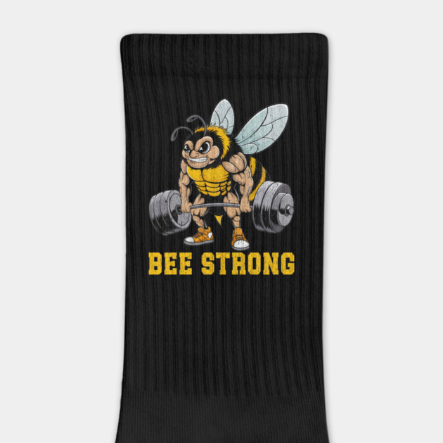 Bee Strong - Funny Fitness Gym Tee by Otaku Vibes