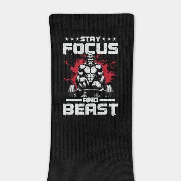 Stay Focused and Beast - Gym Motivation by Otaku Vibes