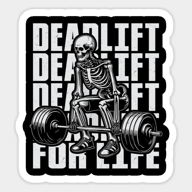 Deadlift for Life - Hardcore Gym Design Magnet by Otaku Vibes