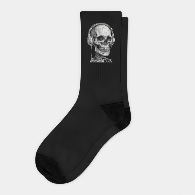 Skull Beats: Macabre Melodies Socks by Steve