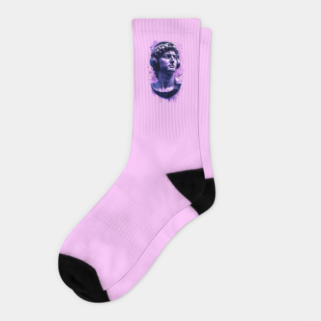 Ancient Beats: Timeless Listening Socks by Steve