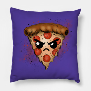 Grumpy Pizza Pillow