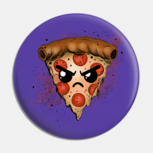 Grumpy Pizza Pin