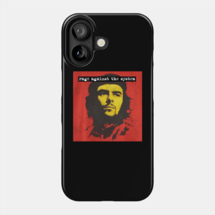 Rage Against the System Parody Design - Luigi Mangione Silhouette Phone Case