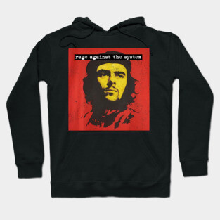Rage Against the System Parody Design - Luigi Mangione Silhouette Hoodie
