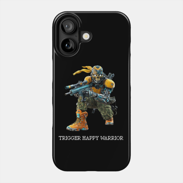 Warrior's Gunfire: Modern Combat Phone Case by Steve