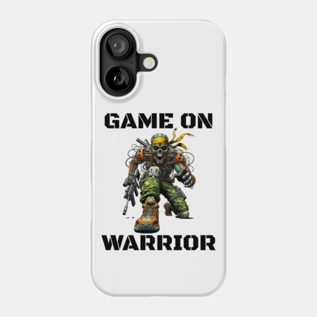 Warrior's Gunfire: Modern Combat Phone Case by Steve