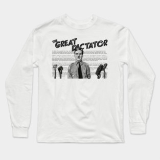 The Great Dictator: Unite Long Sleeve T-Shirt