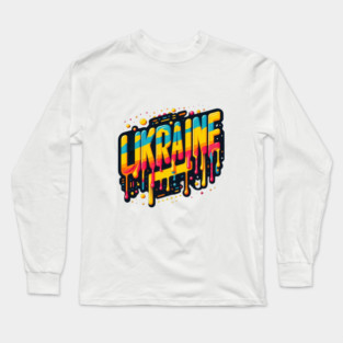 Ukraine: A Vintage Tribute to Ukrainian Pride Long Sleeve T-Shirt