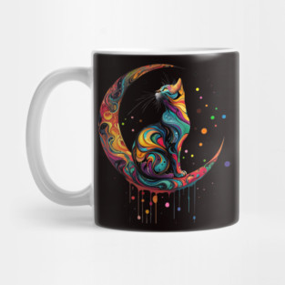 Boho Cat: Free-Spirited Feline Mug
