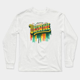Ukraine: A Vintage Tribute to Ukrainian Pride Long Sleeve T-Shirt