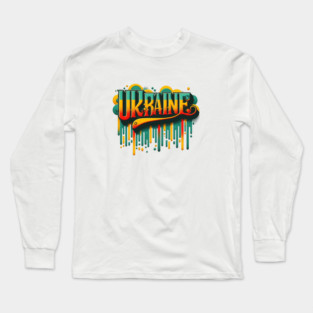 Ukraine: A Vintage Tribute to Ukrainian Pride Long Sleeve T-Shirt