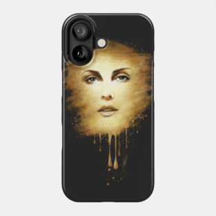 Charlize Theron - Gold Phone Case