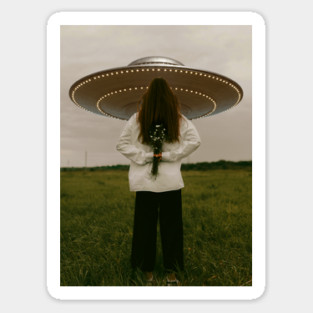 Flowers for Aliens Sticker