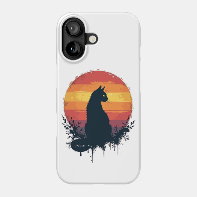 Sunset Silhouette: Midnight Grace Phone Case by Steve
