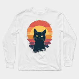 Sunset Silhouette: Midnight Grace Long Sleeve T-Shirt