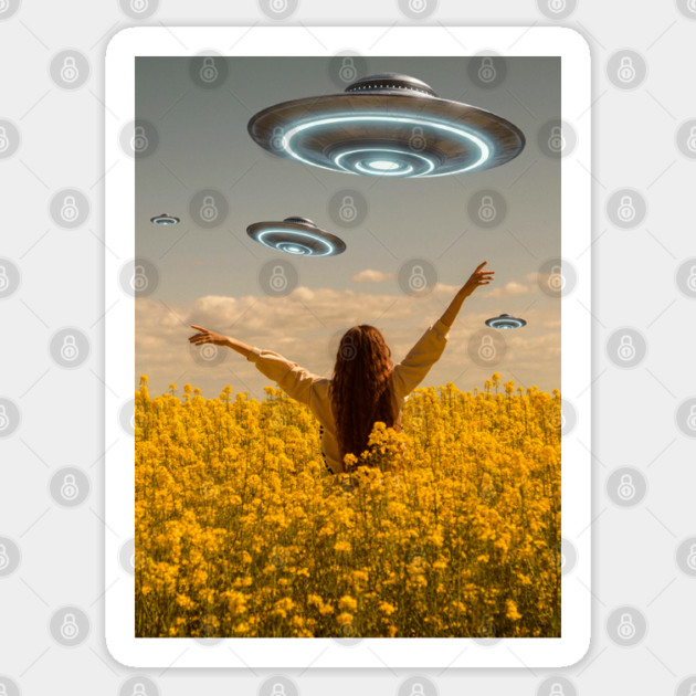 Welcome UFOs Sticker by Megadorim