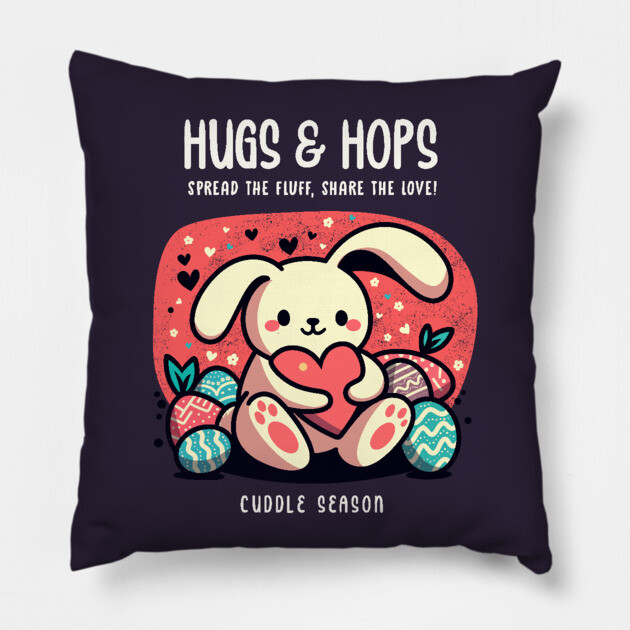 HUGS & HOPS Pillow by Fabrik