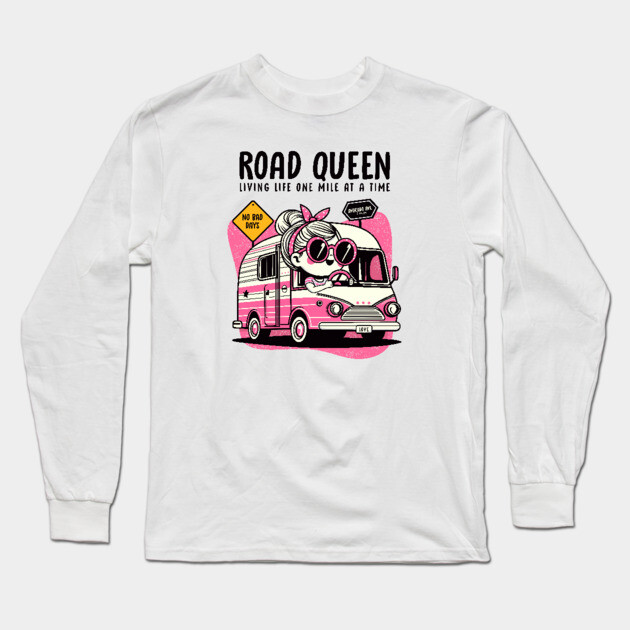 ROAD QUEEN Long Sleeve T-Shirt by Fabrik