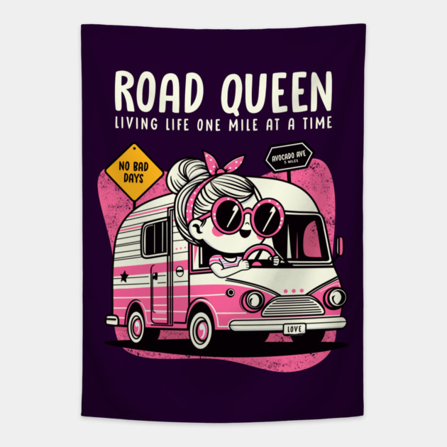 ROAD QUEEN Tapestry by Fabrik