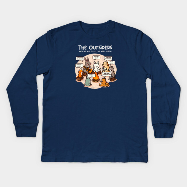 THE OUTSIDERS Kids Long Sleeve T-Shirt by Fabrik