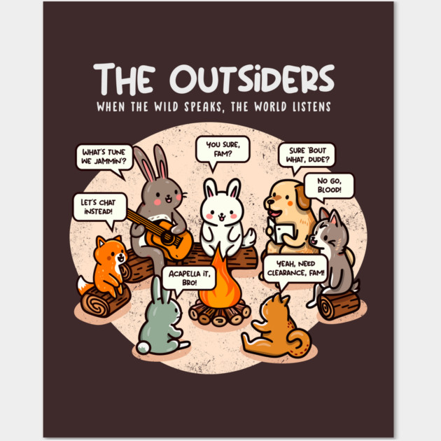 THE OUTSIDERS Wall Art by Fabrik