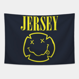 Smells Like New Jersey (Dark Mode) Tapestry
