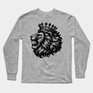 King Savage Lion Long Sleeve T-Shirt