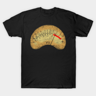 VU Meter Analog - Retro Vintage Volume T-Shirt